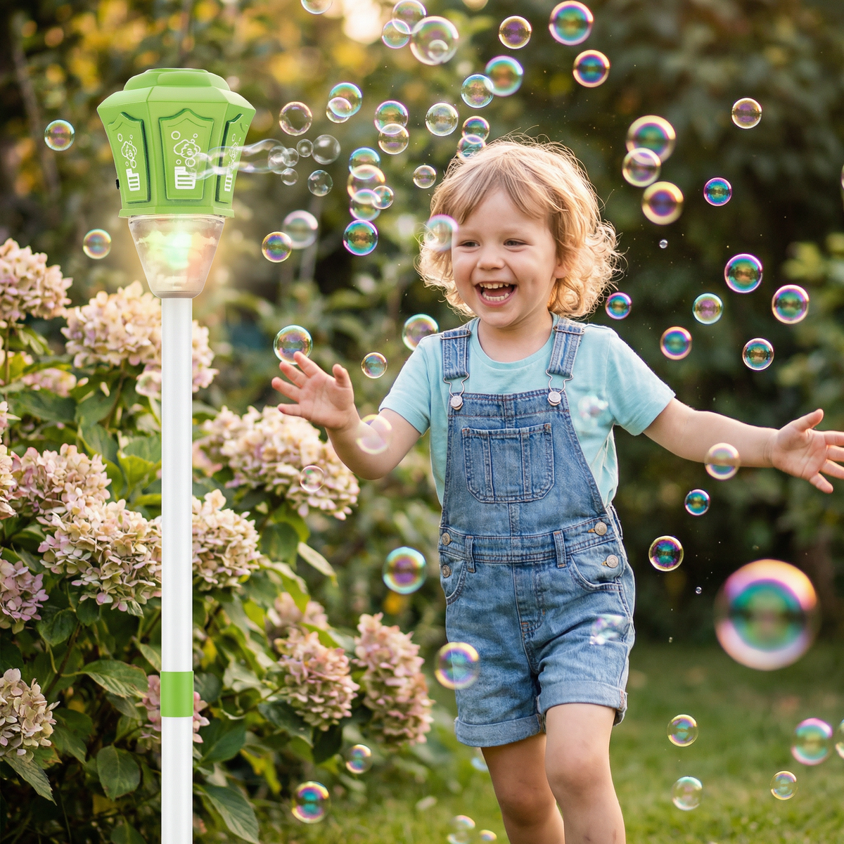 Seifenblasen Laterne für Kinder – Automatische Bubble Lampe