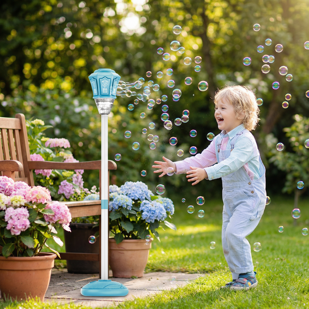 Seifenblasen Laterne für Kinder – Automatische Bubble Lampe