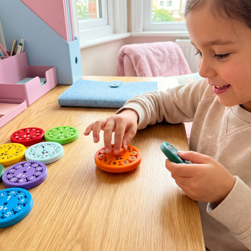 Mathematik Lernspiel Fidget Spinner