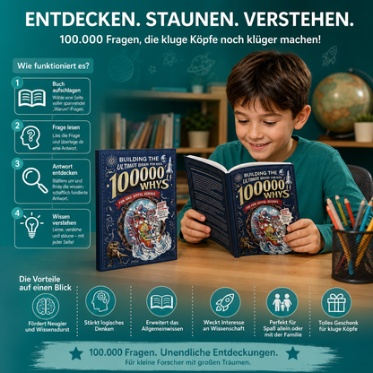 100.000 Warum-Fragen – Fragen & Faktenbuch für Kinder