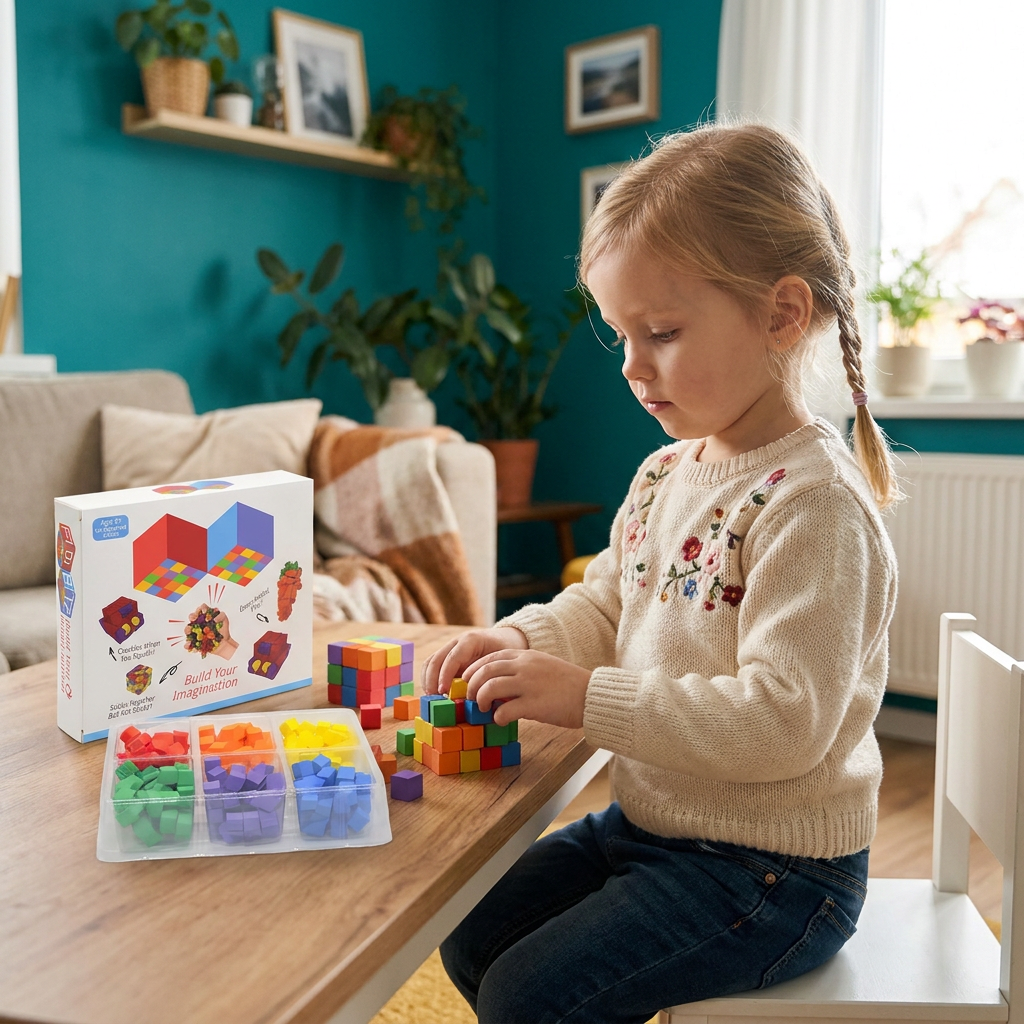 Kreative sensorische Klebewürfel – Sticky Cubes