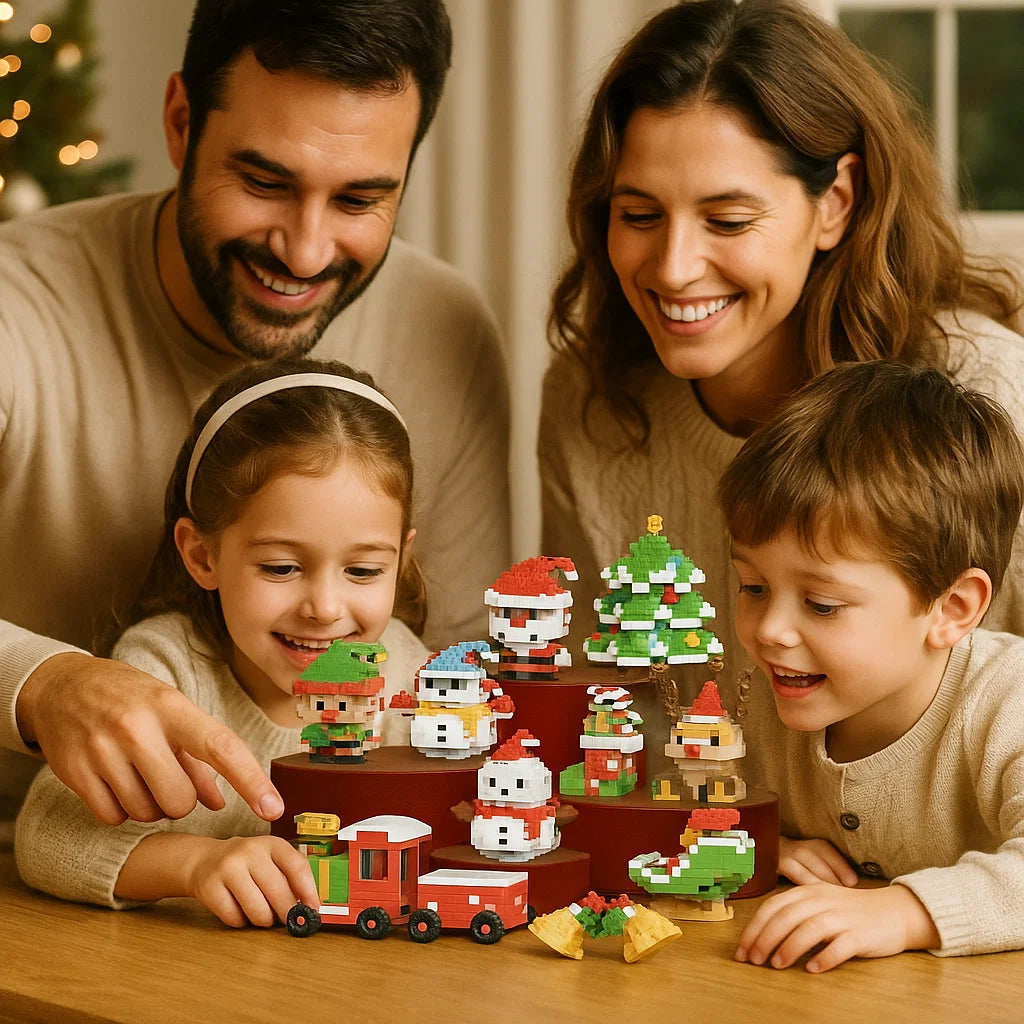 Kreative Baustein Weihnachtsfiguren - Spaß für die ganze Familie