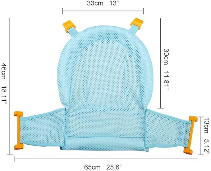 Faltbare Baby Badewanne mit Anti-Rutsch Baby Sitz und Sicherheitsgurt