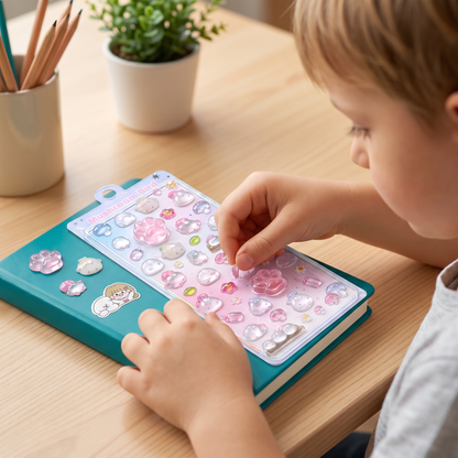 3D-Pfoten-Sticker – Niedliche weiche Puffy-Sticker für Kinder