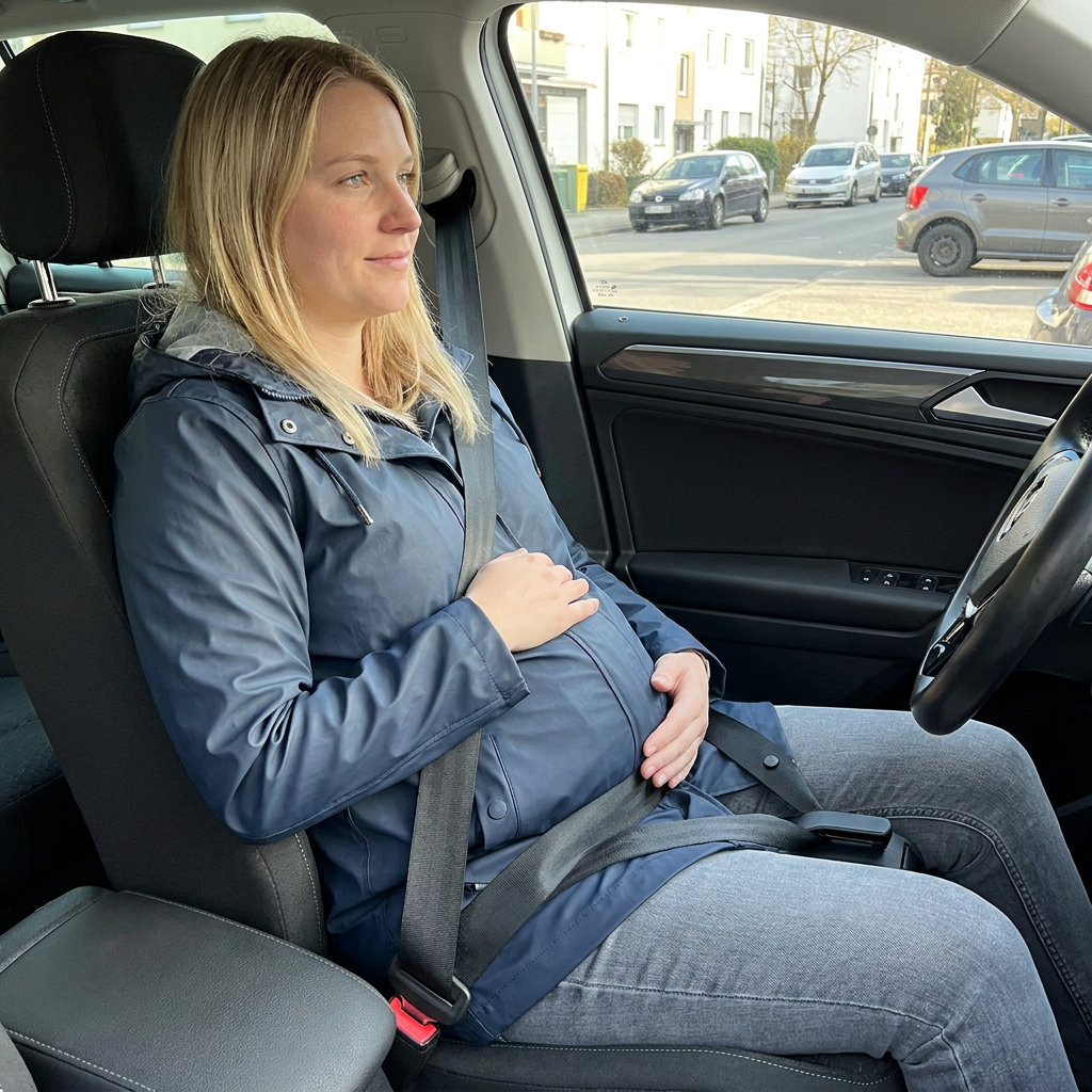 Bauchstützgurt für Schwangere im Auto – Verstellbare & bequeme Unterstützung für den Babybauch