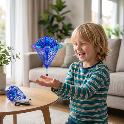 Fliegender Hüpf-Orb-Ball – Magisches Schwebe- & Wurfspielzeug für Kinder