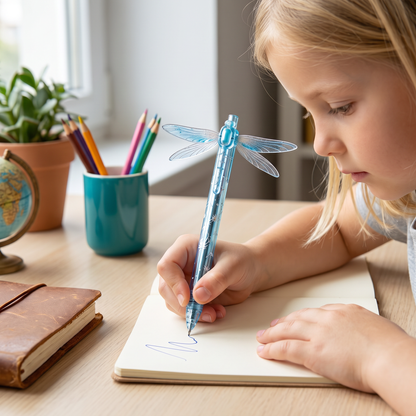 Magischer Gelstift mit Libellenflügeln