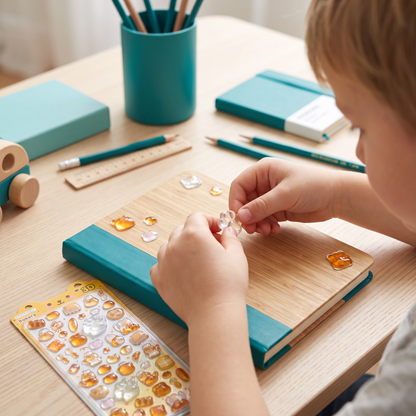3D-Pfoten-Sticker – Niedliche weiche Puffy-Sticker für Kinder