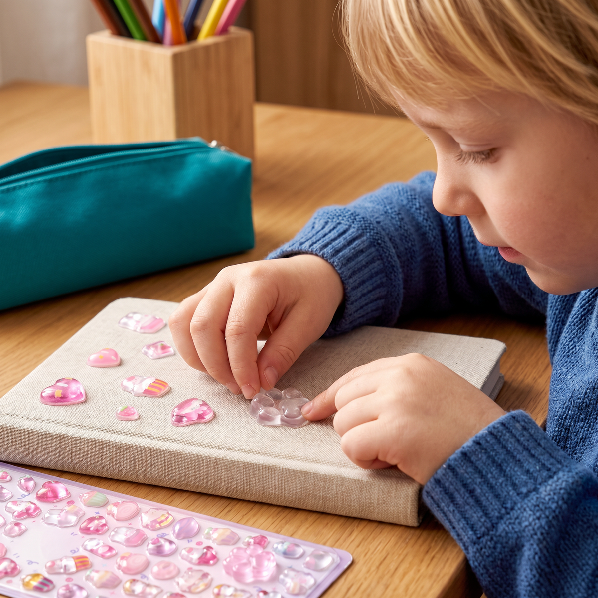3D-Pfoten-Sticker – Niedliche weiche Puffy-Sticker für Kinder