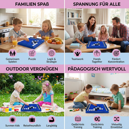 Umklapp Logik Familien Strategiespiel für Kinder