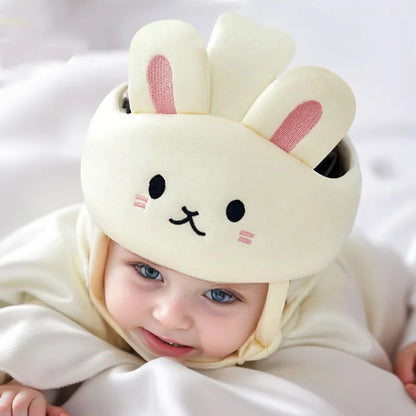 Baby Schutzhelm mit Tiermotiv – Weicher Kopfschutz für Kleinkinder