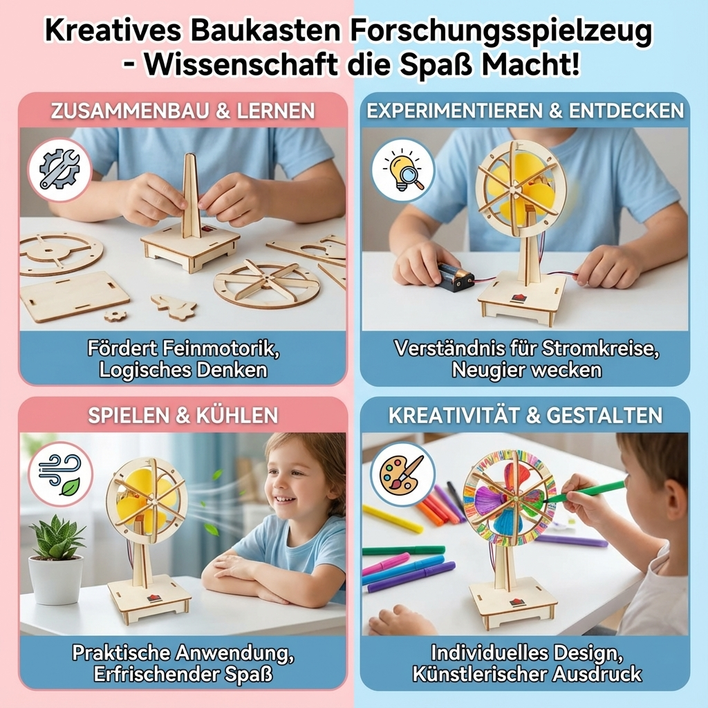 Kreatives Baukasten Forschungsspielzeug - Wissenschaft die Spaß Macht!