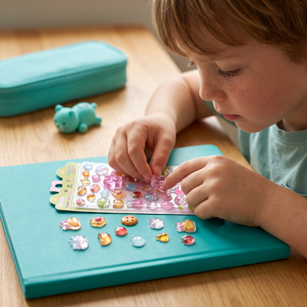 3D-Pfoten-Sticker – Niedliche weiche Puffy-Sticker für Kinder