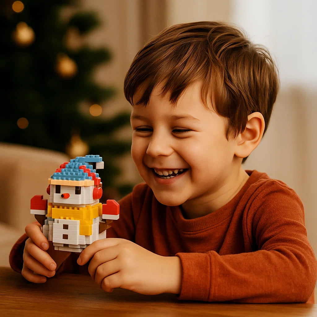 Kreative Baustein Weihnachtsfiguren - Spaß für die ganze Familie