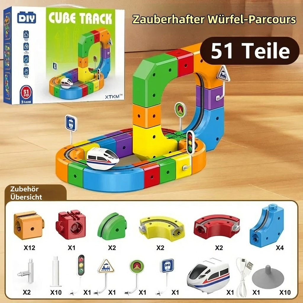 Magische Würfel Schienen Bahn Kinderspielzeug
