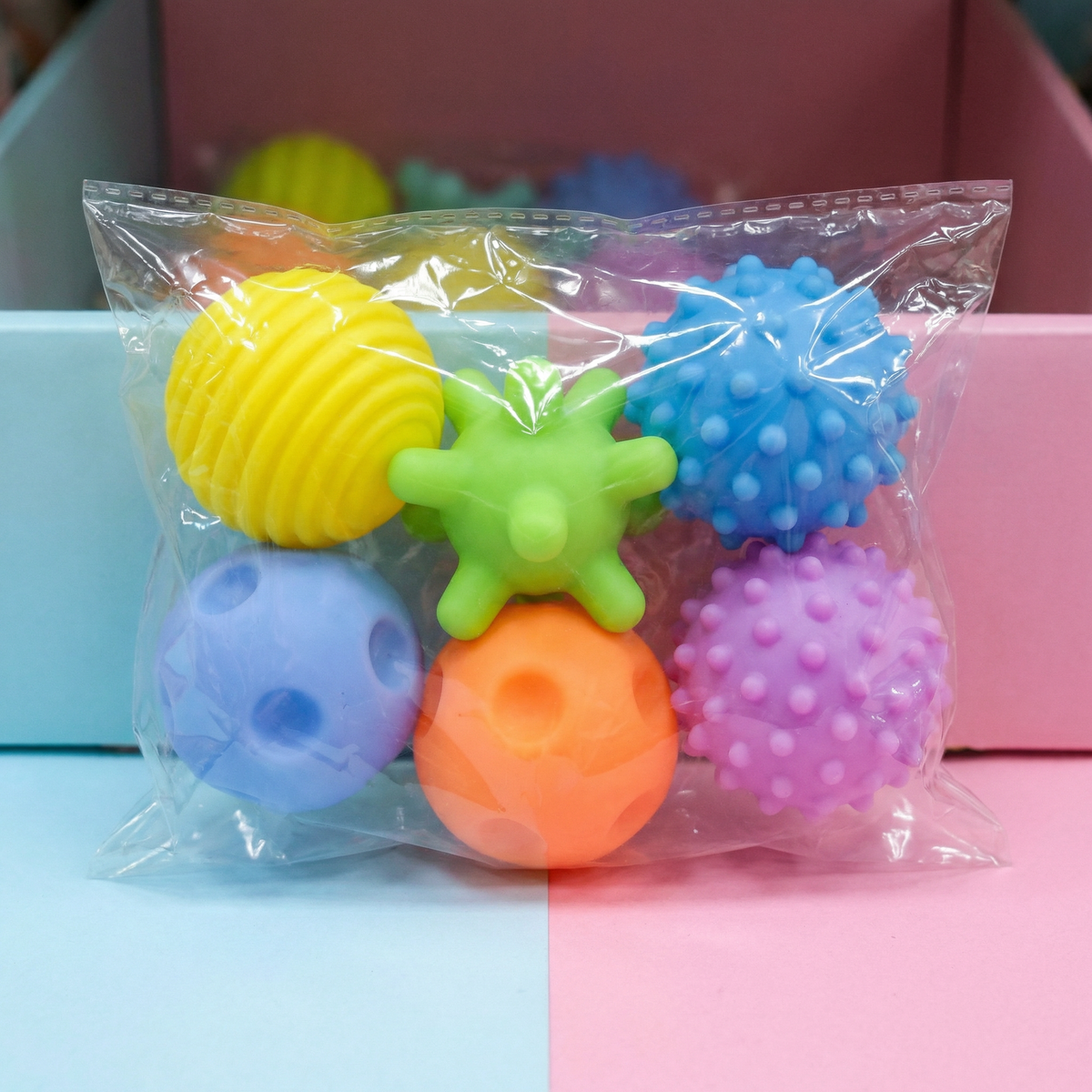 Baby Sensorik Bälle Set – Fühlen & Tastsinn fördern
