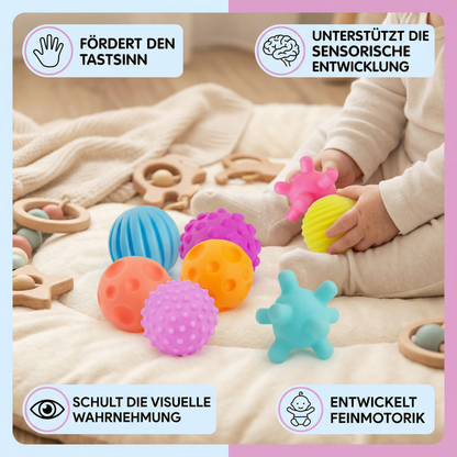 Baby Sensorik Bälle Set – Fühlen & Tastsinn fördern