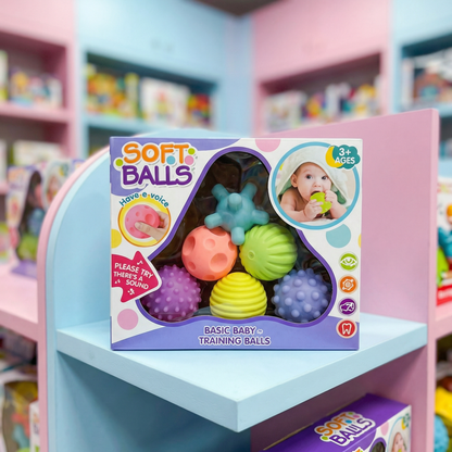 Baby Sensorik Bälle Set – Fühlen & Tastsinn fördern