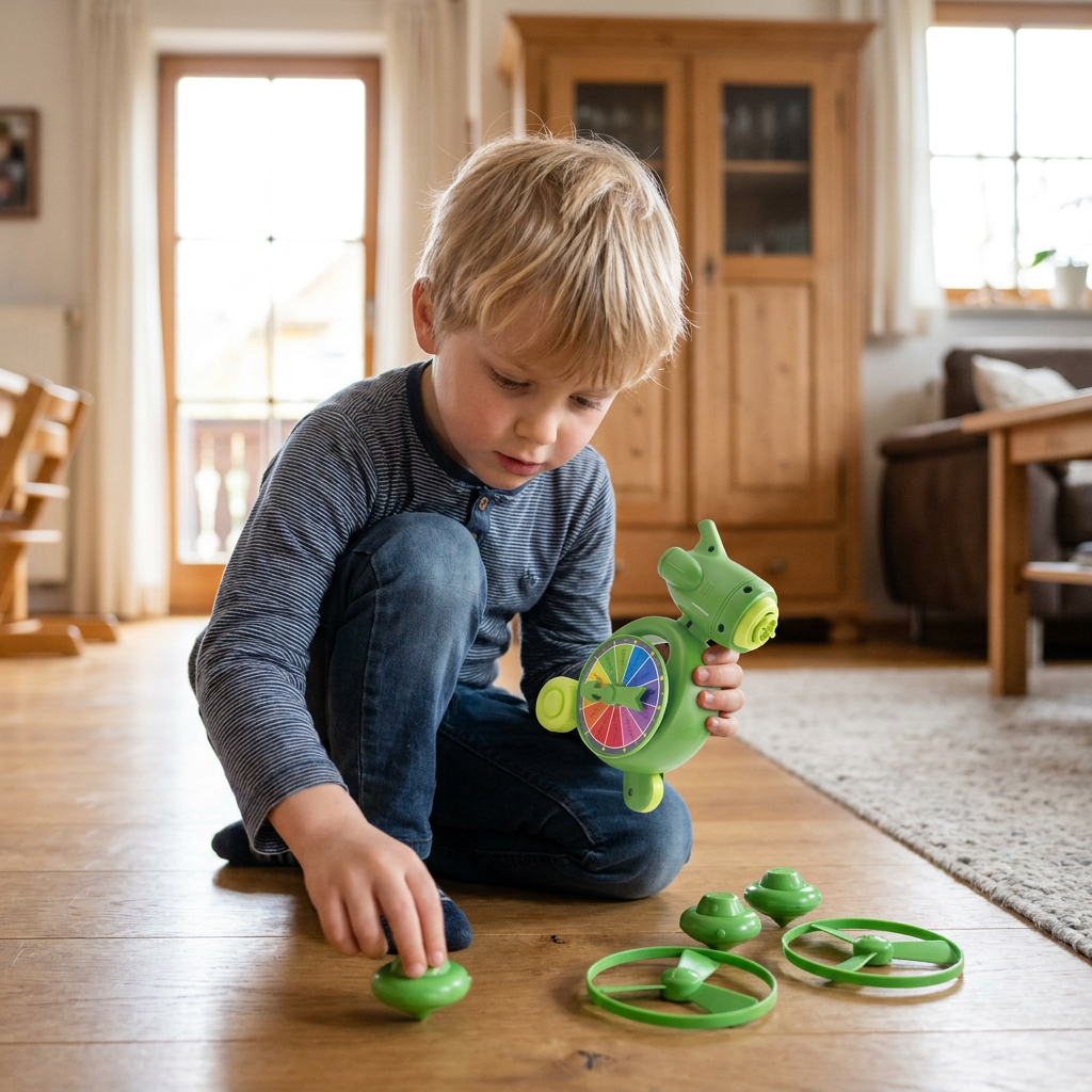 5-in-1 Gyro-Lernspielzeug – Dreh-, Balance- & Stapelspiel für Kinder