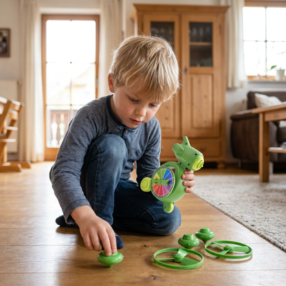 5-in-1 Gyro-Lernspielzeug – Dreh-, Balance- & Stapelspiel für Kinder