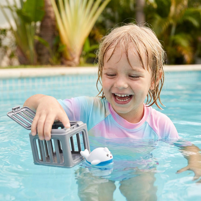 Kinder Tauchspielzeug Set – Unterwasser Pool Spielzeug mit Aufbewahrungsbox
