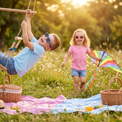 Kinder Flex Sonnenbrille mit Flexiblem und robustem Rahmen
