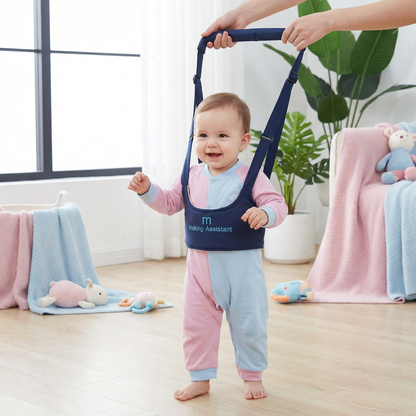 Verstellbare Baby-Lauflernhilfe mit Sicherheitsgurt