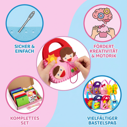 Sicheres Filz Täschen Set Zum Selber Nähen