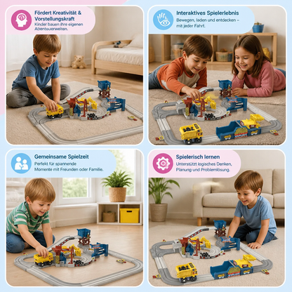 Interaktive elektrische Abenteuer-Steinbruch-Eisenbahn