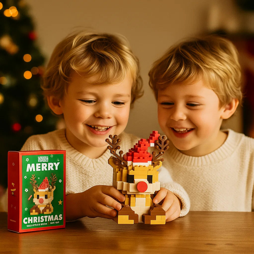 Kreative Baustein Weihnachtsfiguren - Spaß für die ganze Familie