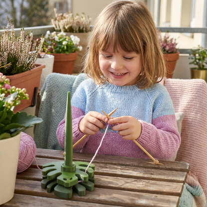 Blumen Garnhalter Ständer zum Stricken und Häkeln