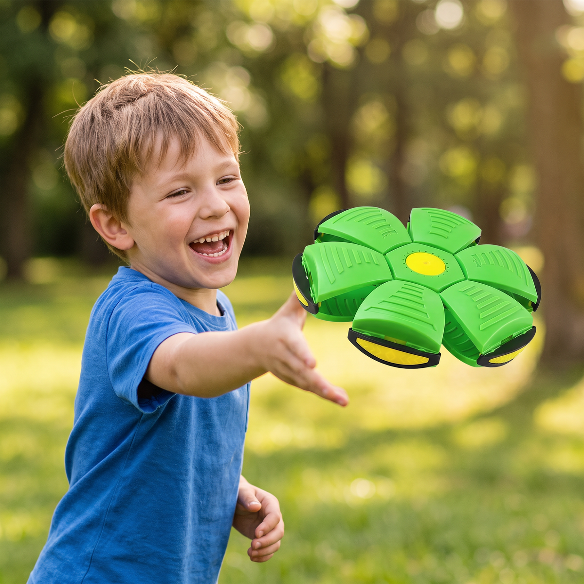 Magischer verwandelbarer Flug-Scheibenball – Interaktives Spielzeug für Kinder