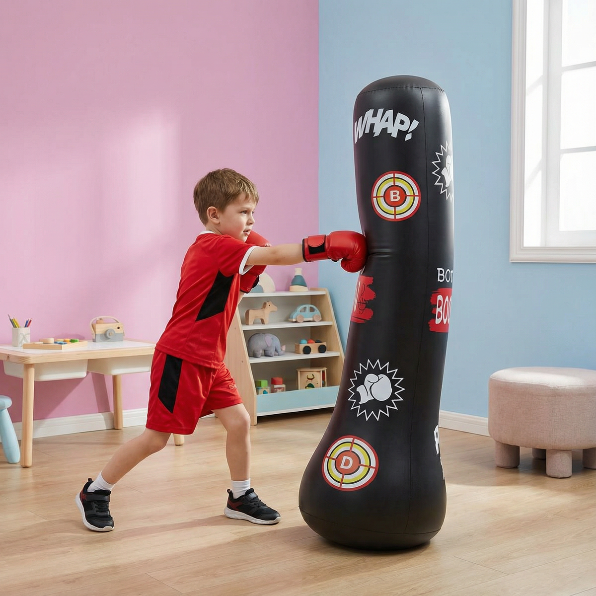Aufblasbarer Kinder-Boxsack mit Wasserbefüllung