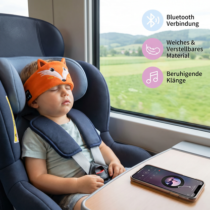 2-in-1 Schlaf-Kopfband mit Bluetooth-Lautsprechern – Weiches Kopfband für Reisen & entspannten Schlaf