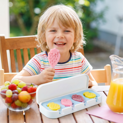 Silikon Eisform mit Frucht Formen zum Selbermachen für Kinder