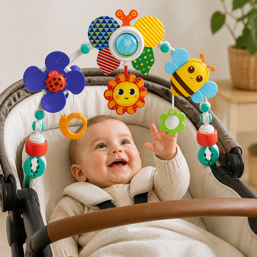 Hängespielzeug für den Kinderwagen