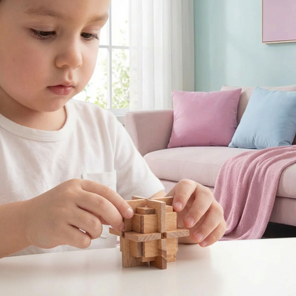 Montessori 3D Holz Lernspiel Puzzle Rätsel