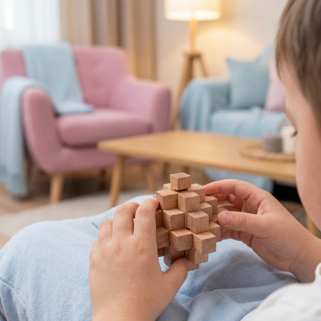 Montessori 3D Holz Lernspiel Puzzle Rätsel
