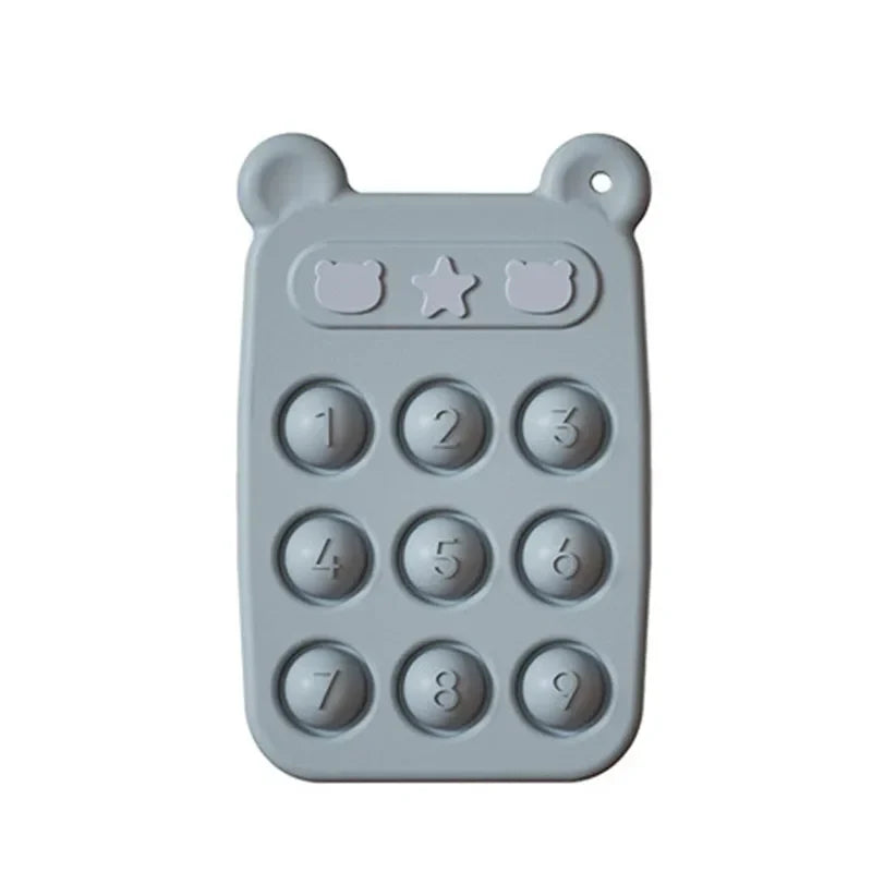 Beißring & Fidget-Spielzeug – Weicher Silikon-Stresslöser Für Babys