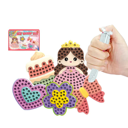 Bauen, Basteln & Genießen – Perlenkunst-Set für Kinder mit Princess-Design
