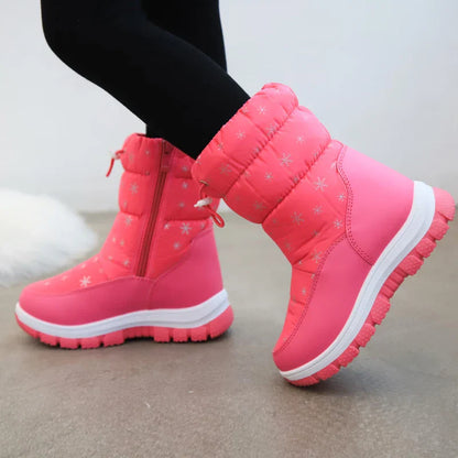 Warm und wasserdicht – Rutschfeste Schneestiefel für Mädchen & Damen
