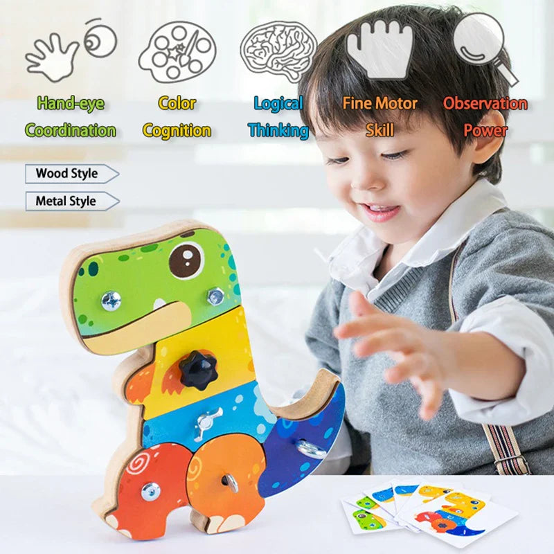 Drehen & Erforschen – Sensorisches Dino-Spielzeug für Kinder