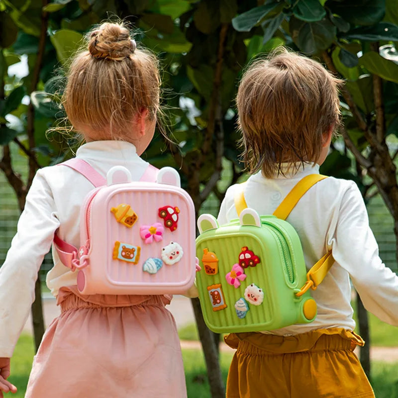 Süßer Kinderrucksack mit 3D-Tiermotiven – Perfekt für Abenteuer