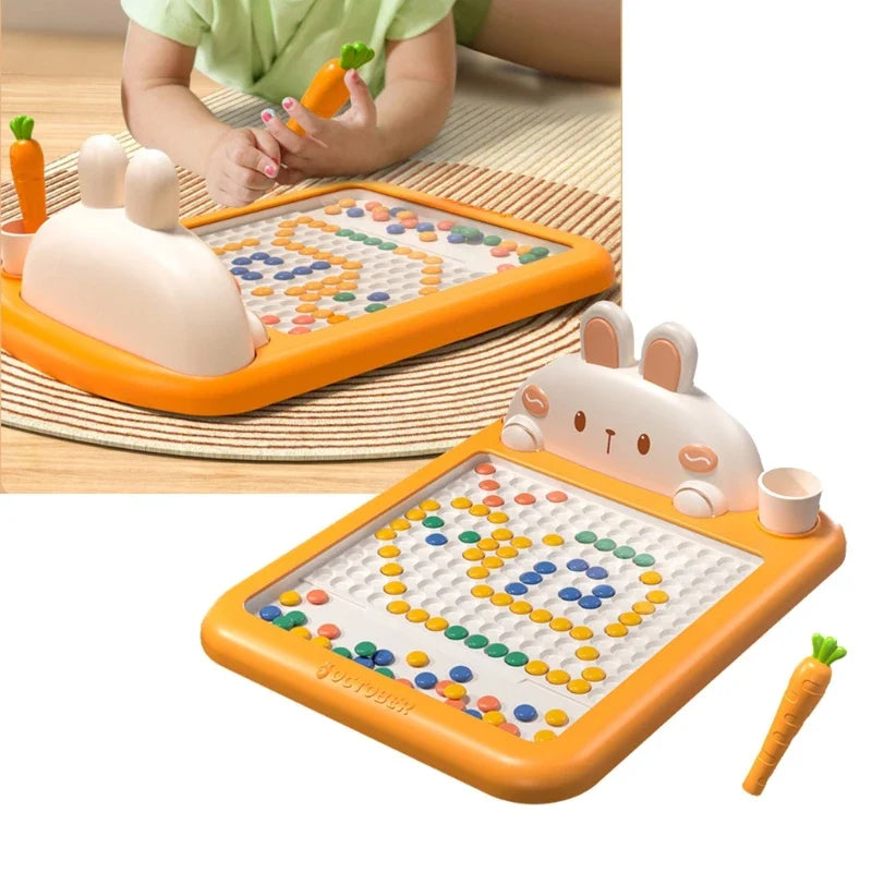 Magnetisches Kreativboard – Lernspielzeug mit Karotten-Stift für Kinder