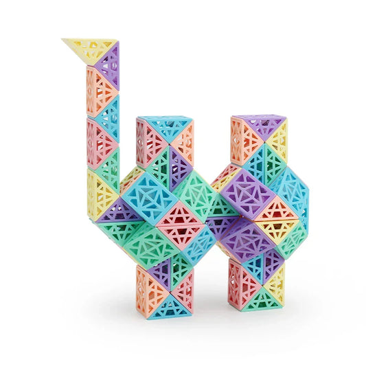 Hollowout Magic Ruler – Kreatives Baustein-Set zum Bauen, Drehen & Erforschen