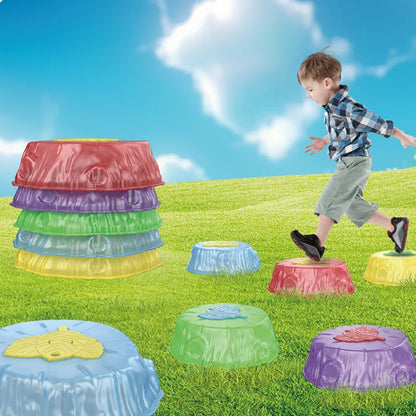 Springen & Balancieren - Leuchtende Balance-Steine für Kinder
