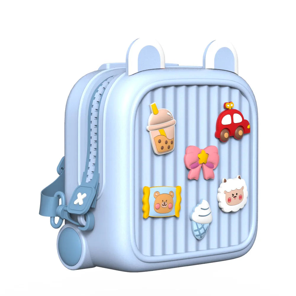 Süßer Kinderrucksack mit 3D-Tiermotiven – Perfekt für Abenteuer
