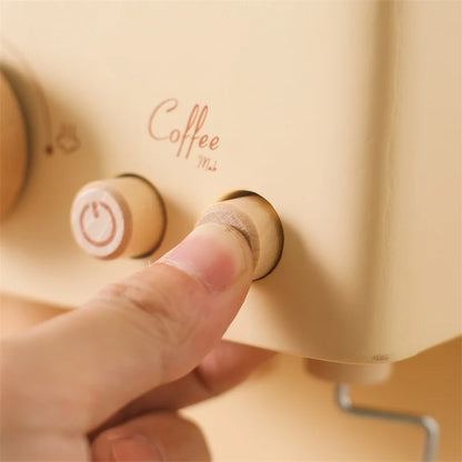 Zukünftige Barista – Espressomaschinen-Set aus Holz für Kinder