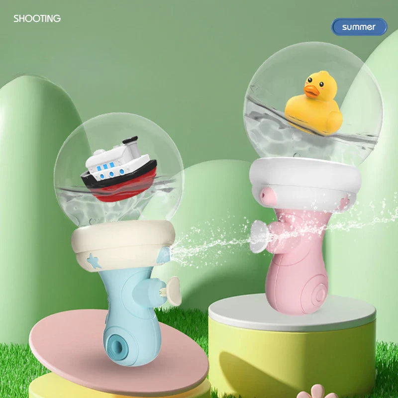 Wasserspaß für Kinder – Bunte Wasserpistole mit Tiermotiven