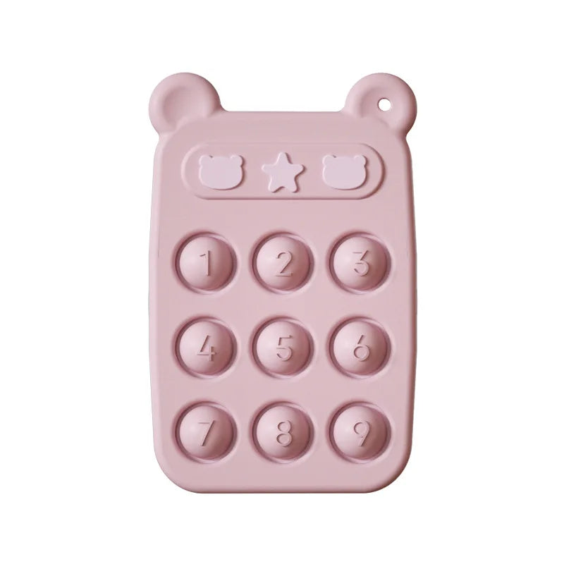 Beißring & Fidget-Spielzeug – Weicher Silikon-Stresslöser Für Babys